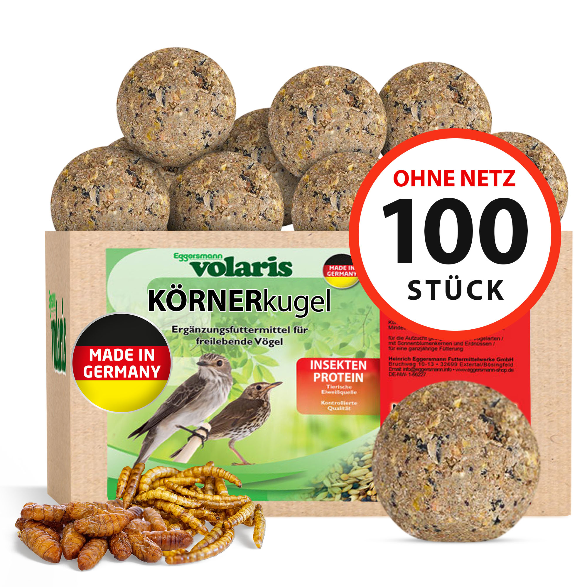 volaris - GRAINball Insects Protein 100Pcs.