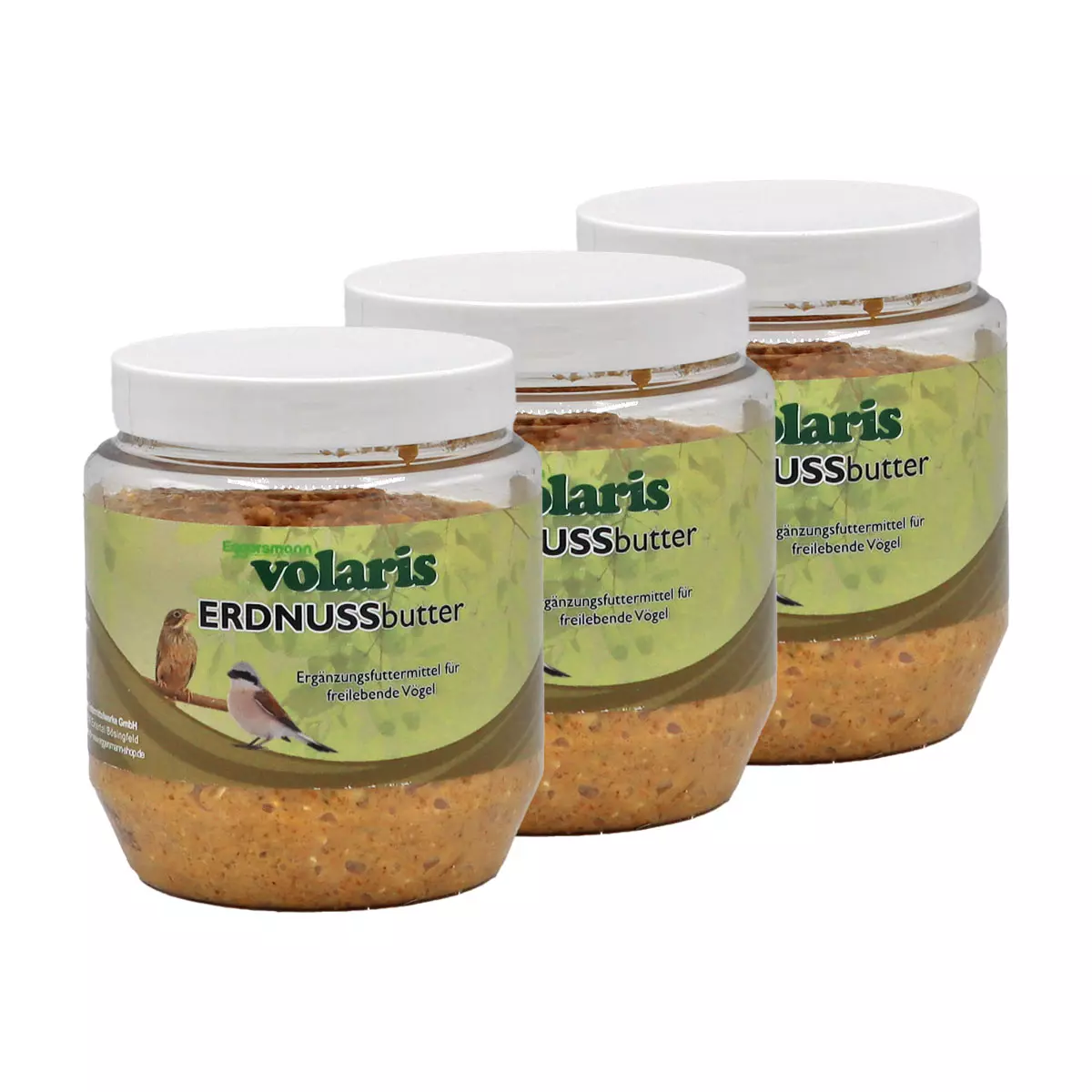 volaris - Erdnussbutter natur 3 x 350 g Dose