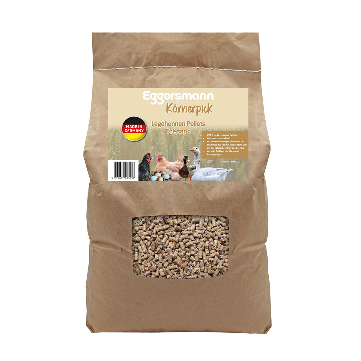 Körnerpick - Laying Hen Pellets Oregano 5 kg