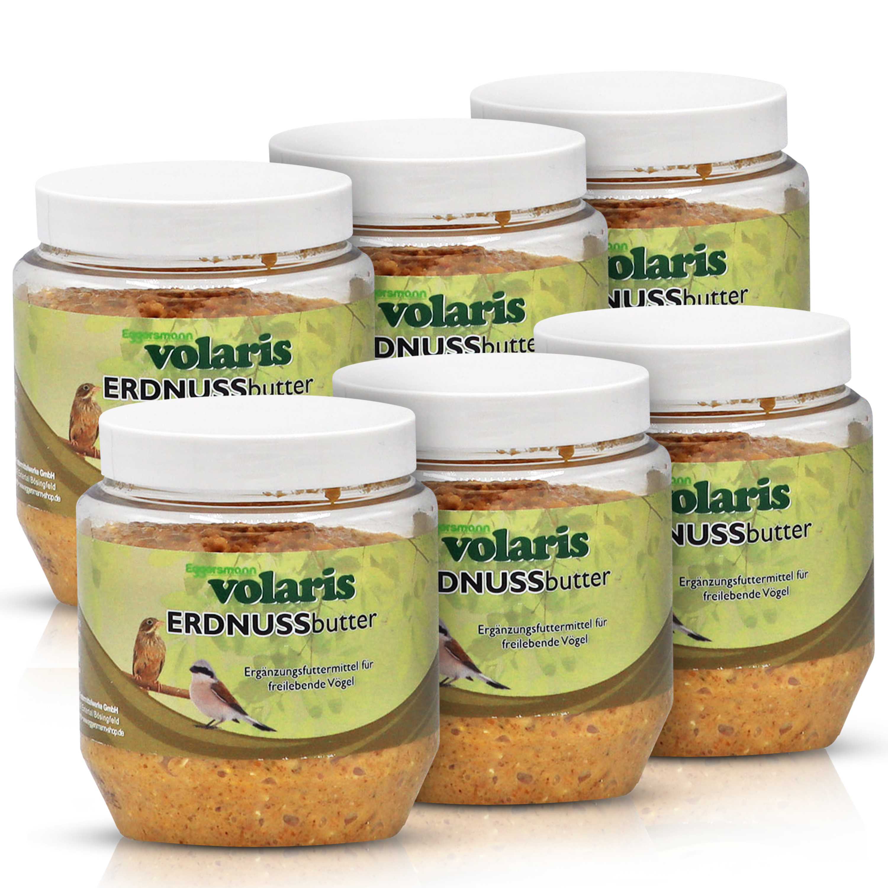 volaris - Erdnussbutter natur 6 x 350 g Dose