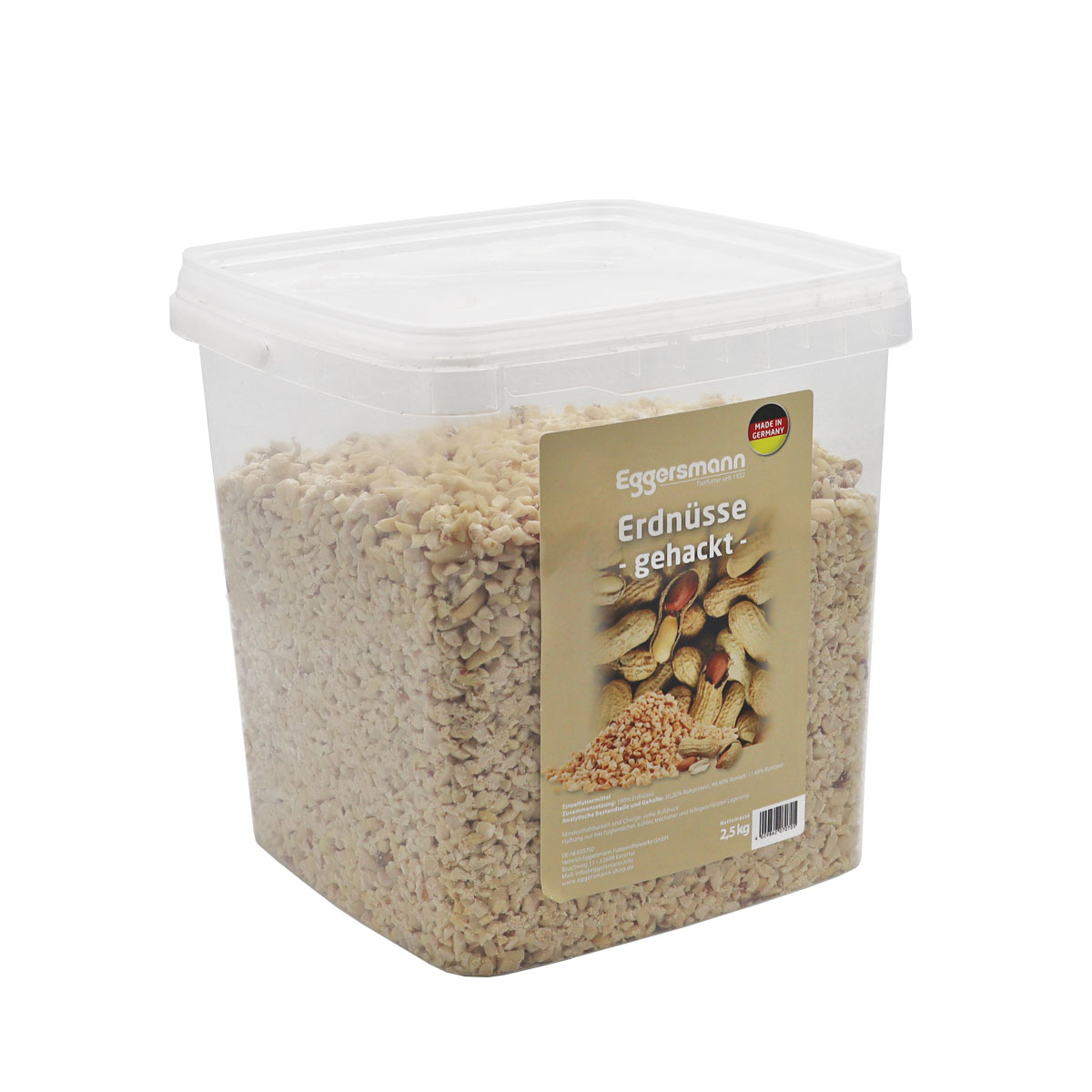 Chopped peanuts 2,5 kg Eimer