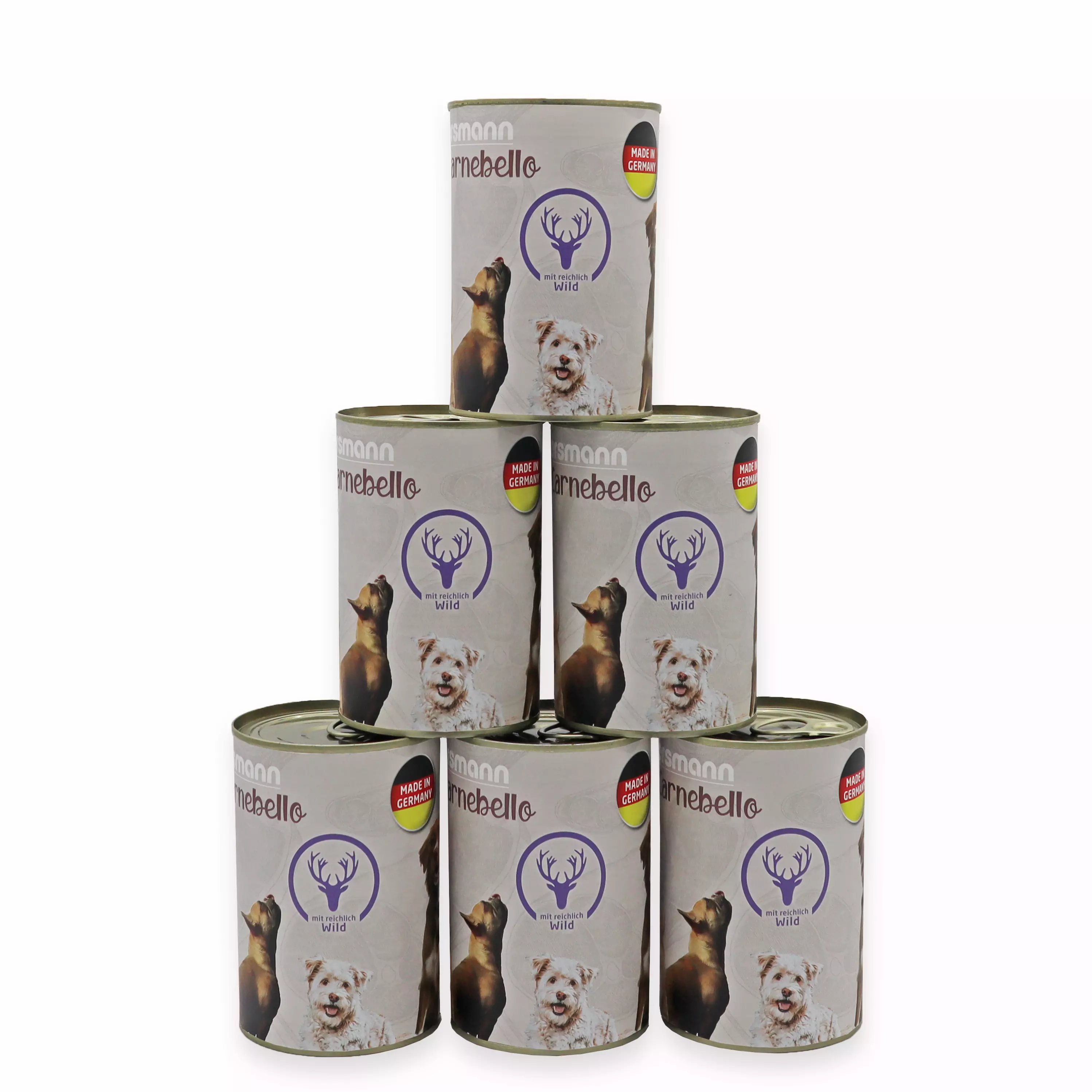 Carnebello - wet food with venison 400g