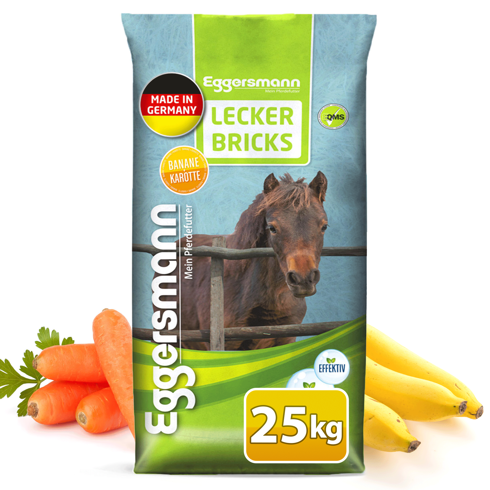 Lecker Bricks Banana & Carrot 25 kg