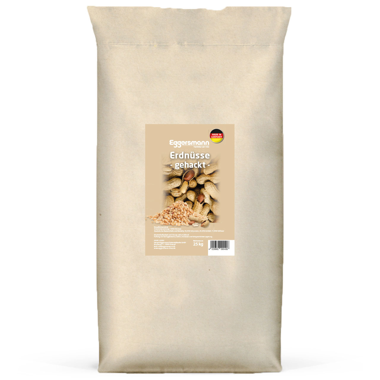 Eggersmann - Gehackte Erdnüsse 25 kg