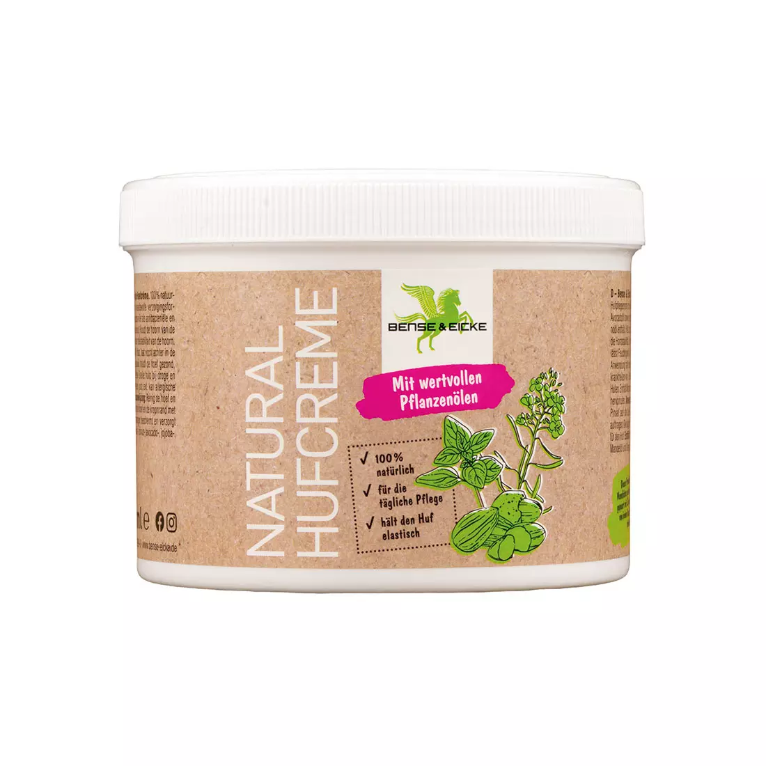 Bense & Eicke - Natural Hoof Cream 500 ml