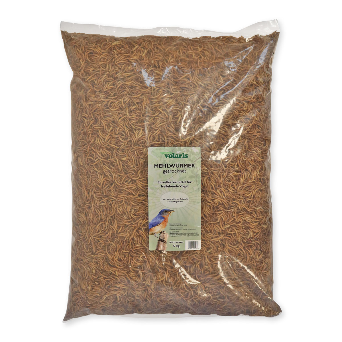 Volaris Mehlwürmer getrocknet 2 x 5 kg