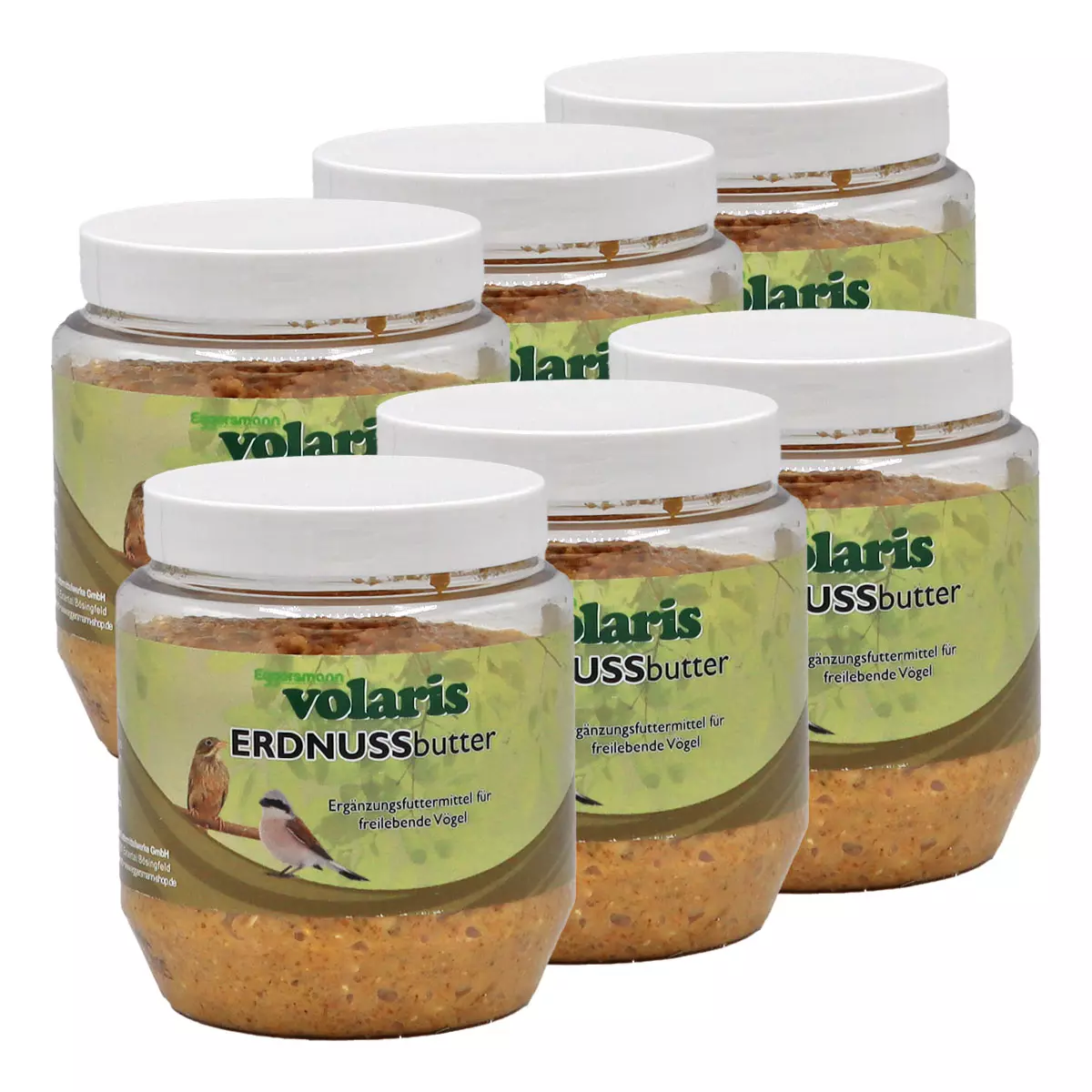 volaris - Erdnussbutter natur 6 x 350 g Dose