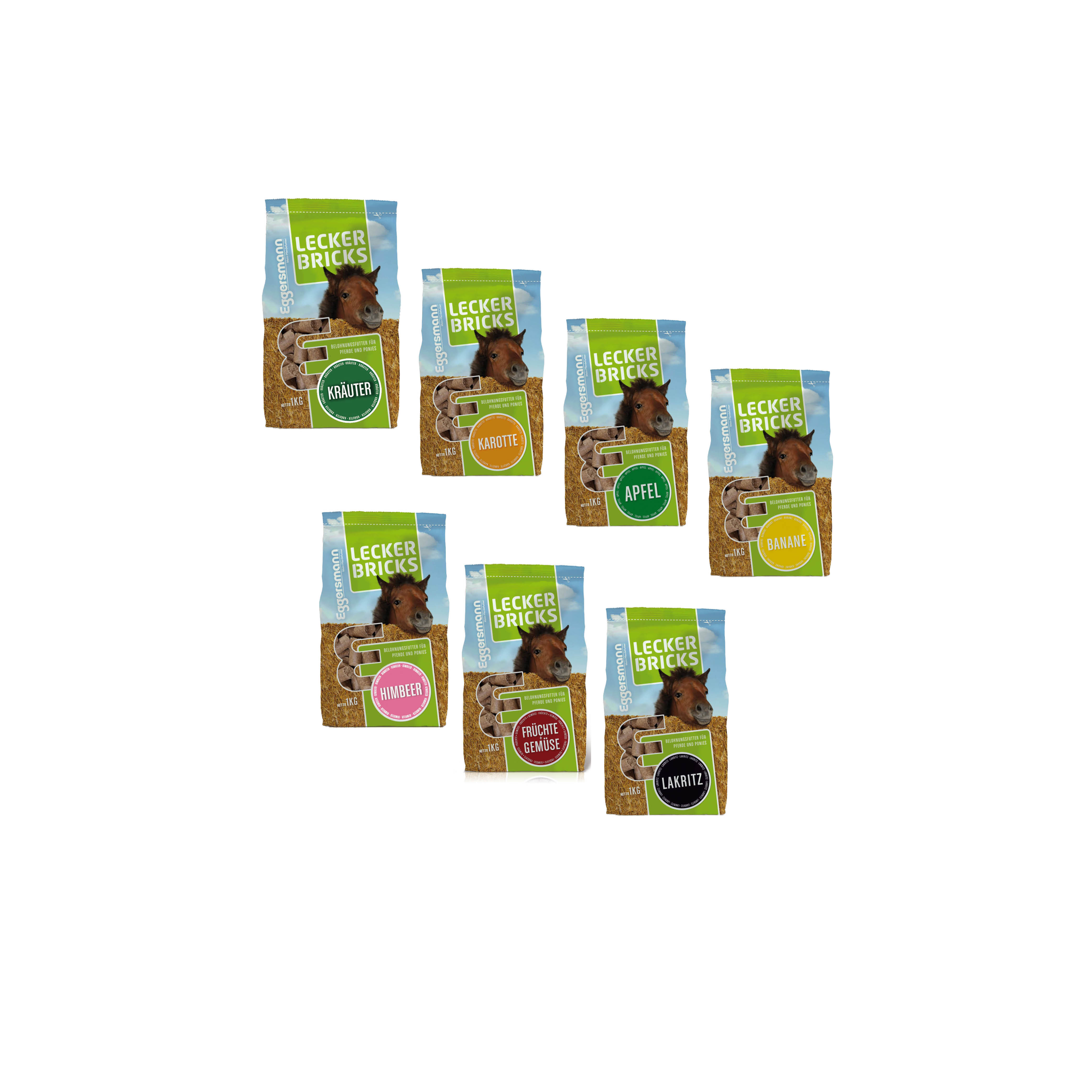 Lecker Bricks Set of 7