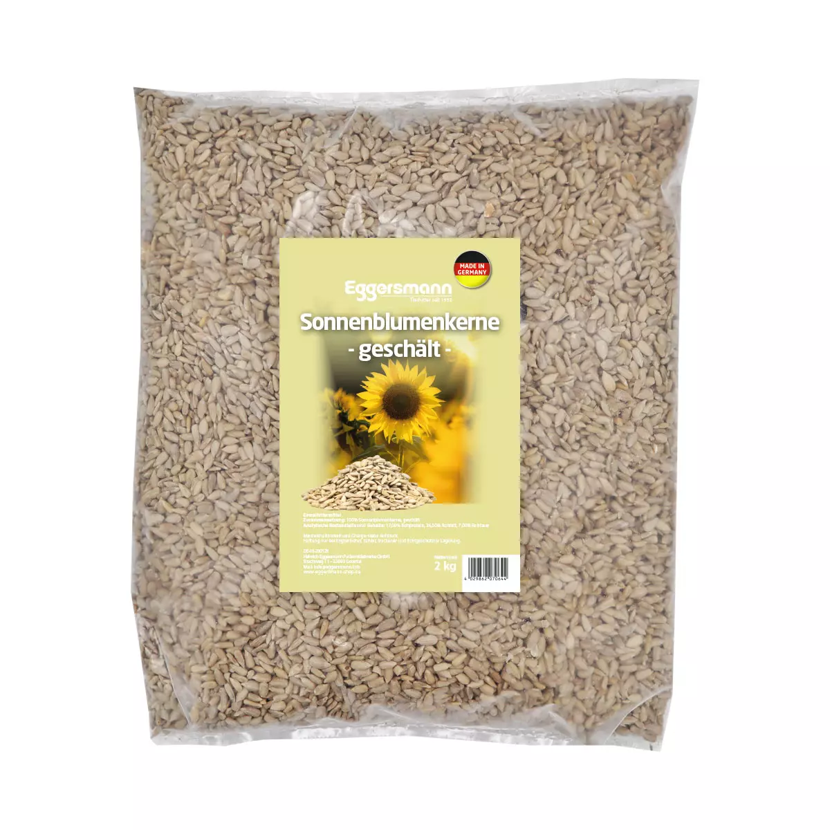 Sunflower seeds shelled 2 kg
