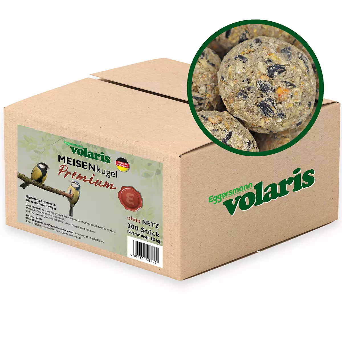 volaris - Meisenkugel Premium 200er Karton o.N.