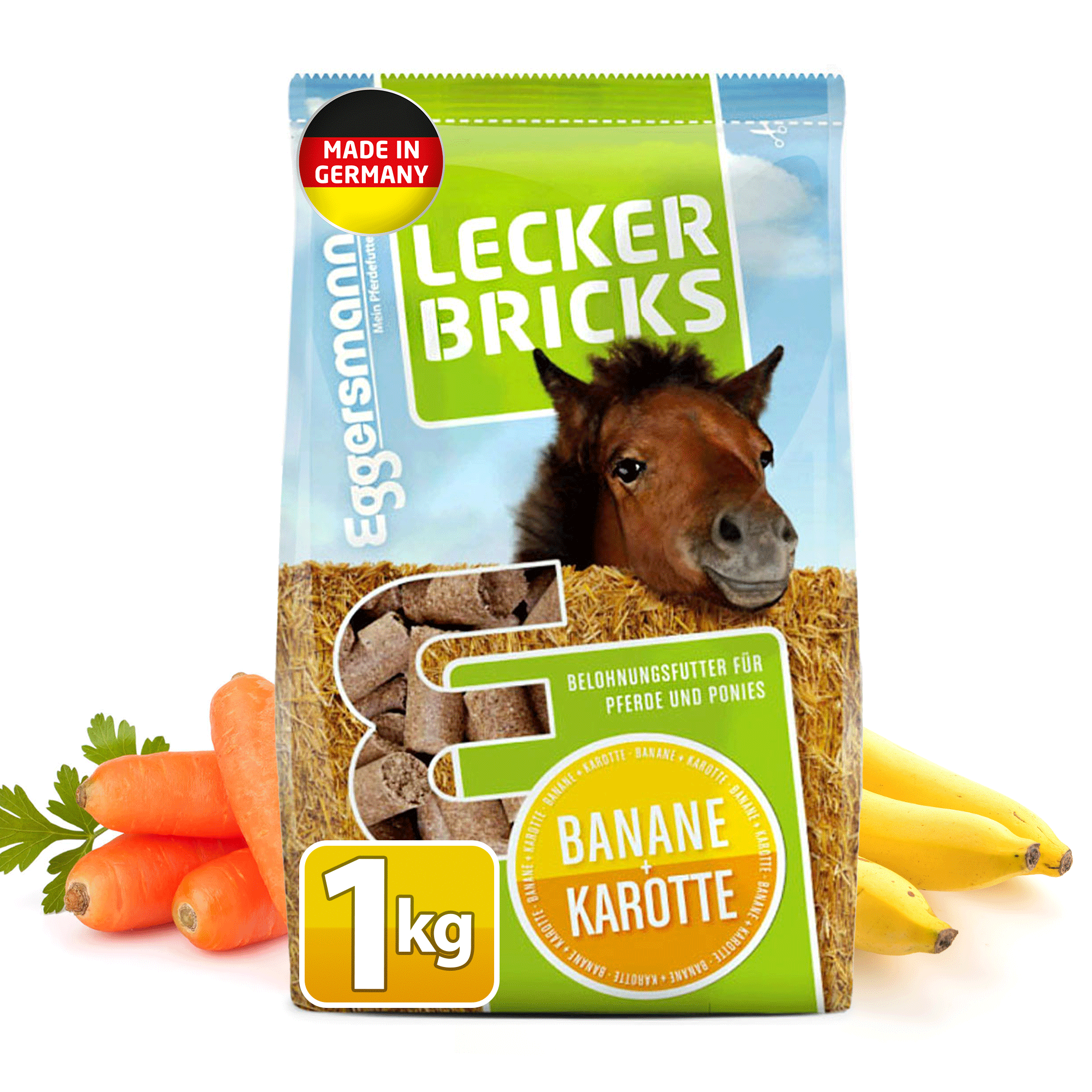 Lecker Bricks Banana & Carrot 1 kg
