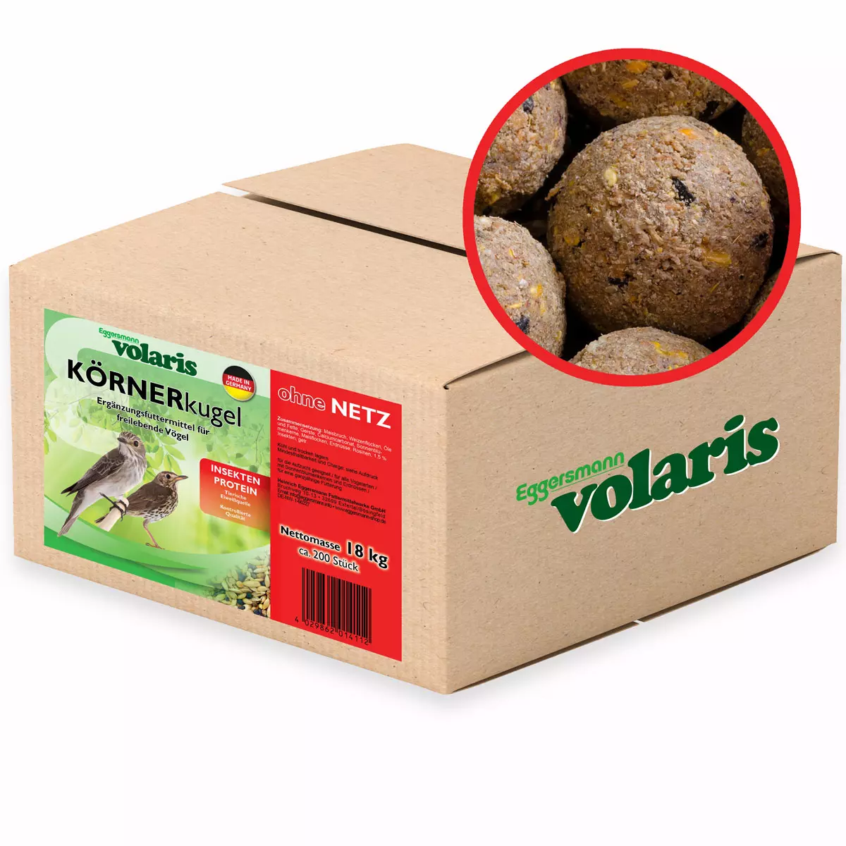 volaris - GRAINball Insects Protein w/o net 200 Pcs.