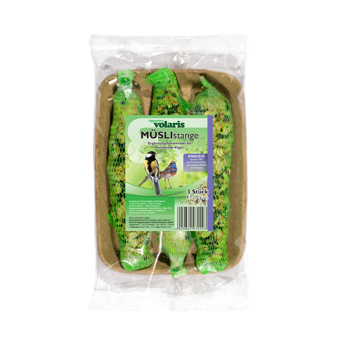 volaris - MUESLIbar green net 3Pcs.
