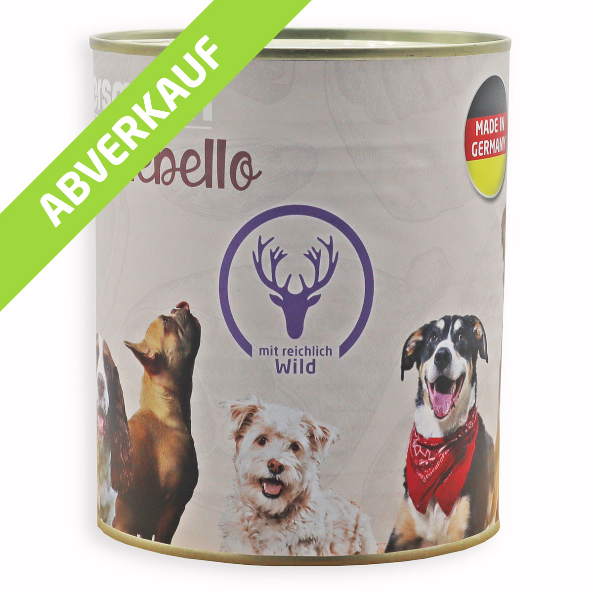 Carnebello - Wet Food with Venison 800g