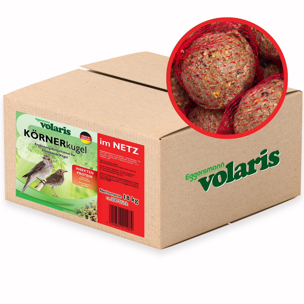 volaris - GRAINball Insects Protein red net 200Pcs.