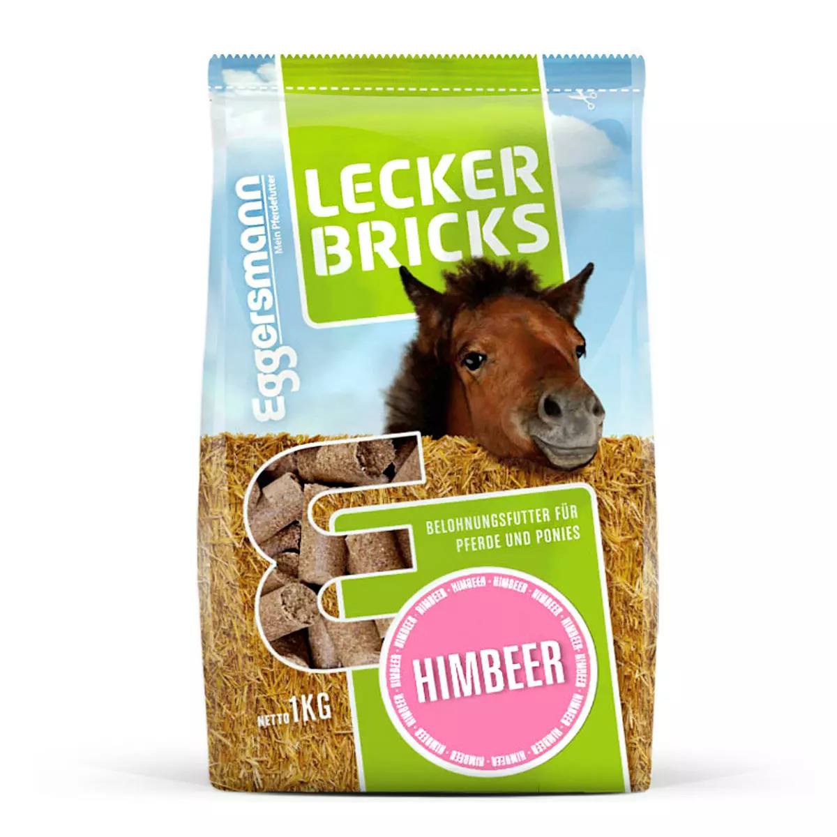 Lecker Bricks Raspberry 1 kg