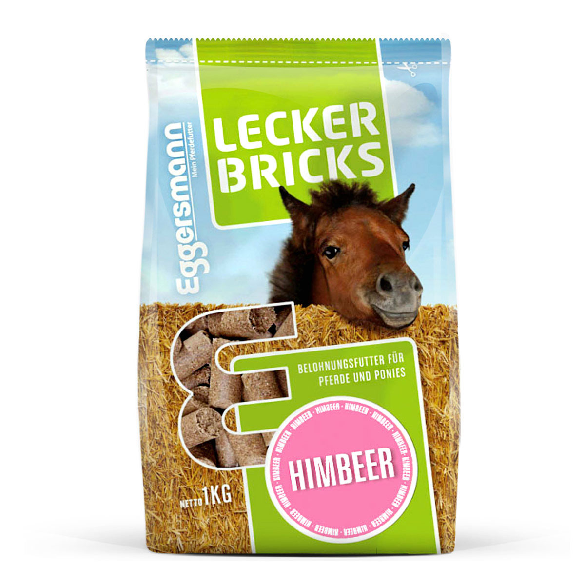 Lecker Bricks Raspberry 1 kg