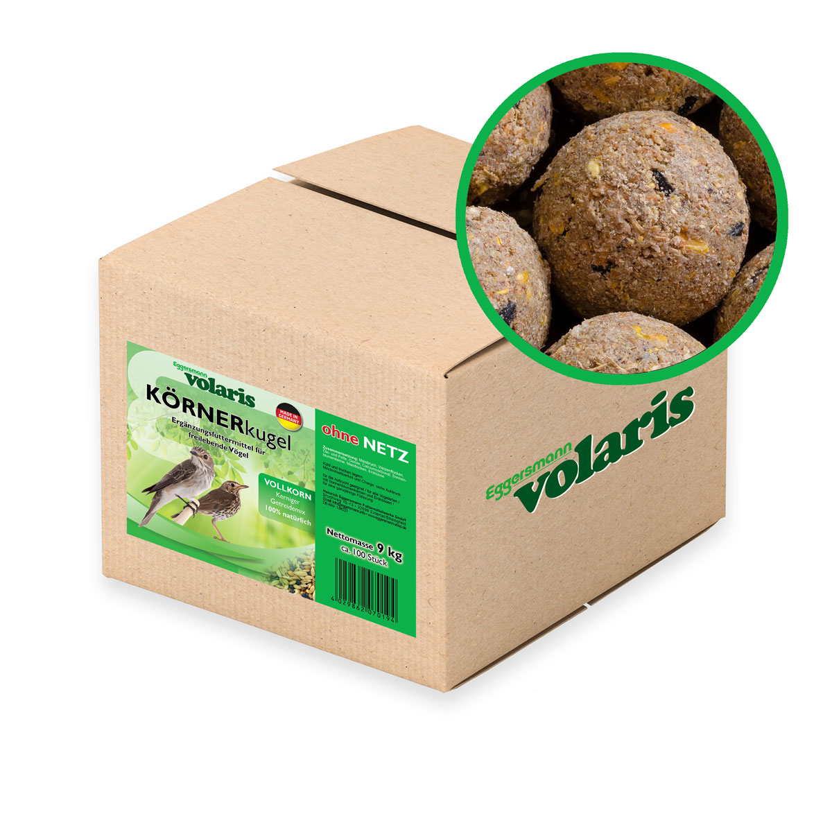 volaris - GRAINball Whole Grain w/o net 100Pcs.