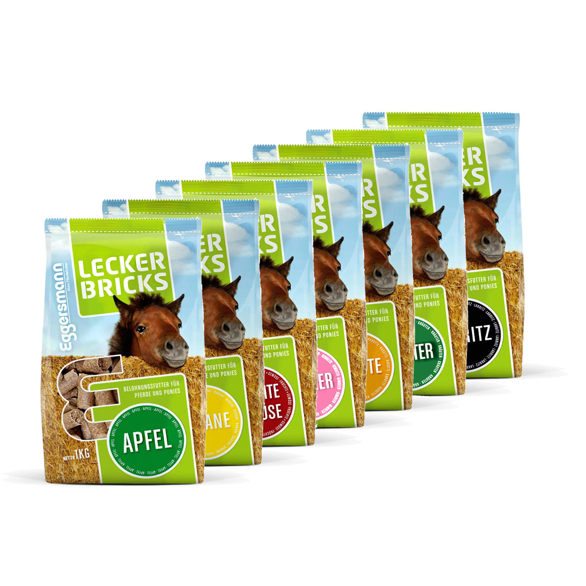 Lecker Bricks Set of 7