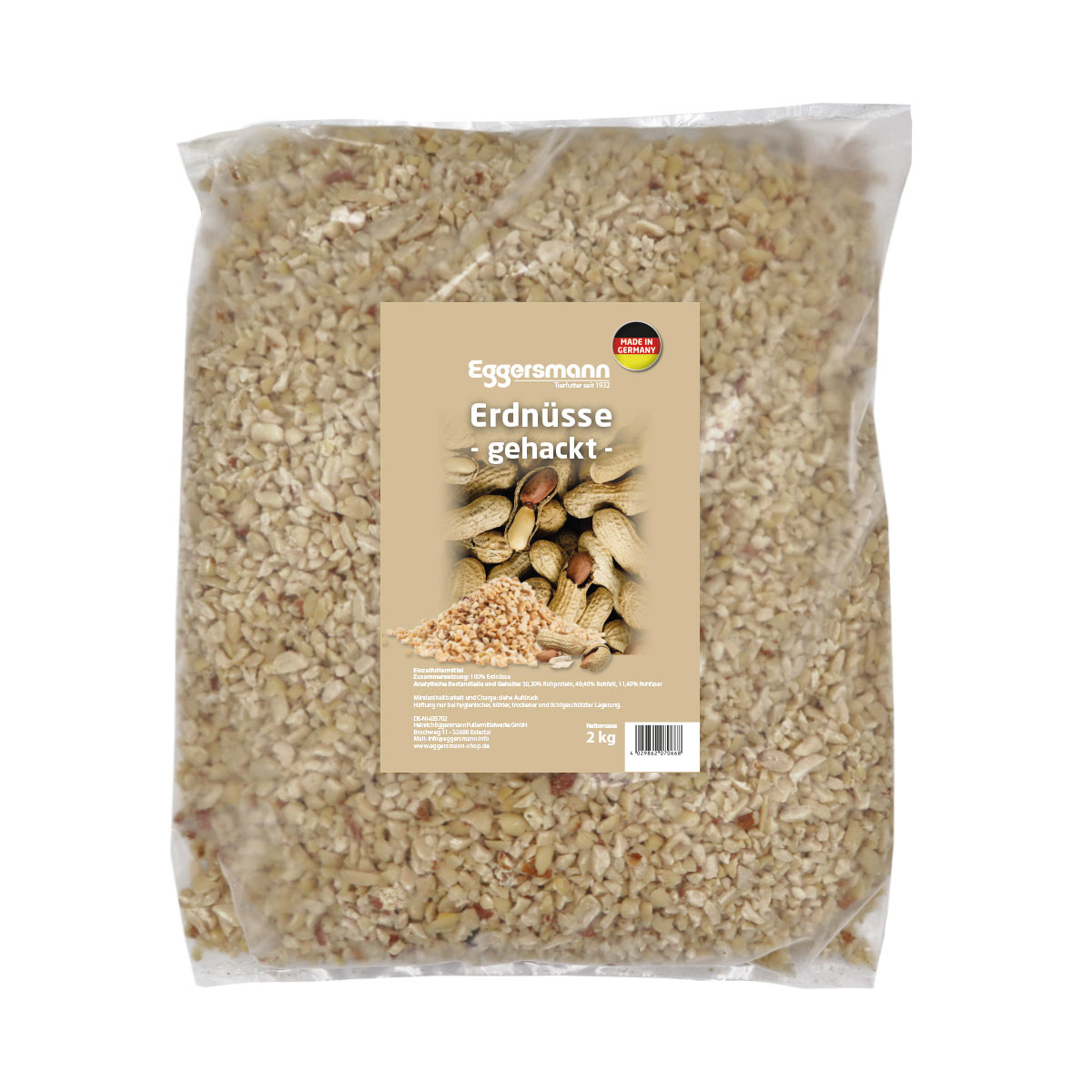 Eggersmann - Gehackte Erdnüsse 2 kg